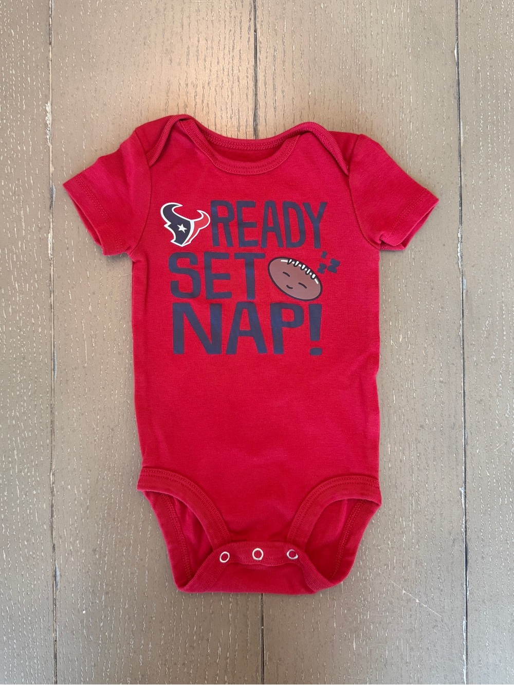 NFL Houston Texans Infant & Baby Onesie/Red Unisex Bodysuit Size 0-3M